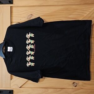 Vintage | Hula Dance Hawaii Black Graphic Tee | Size Large